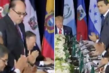 ¡NO SE LO PIERDA! El momento en que Trump aplaudió a Julio Borges y Carlos Vecchio en el marco de la 74 Asamblea General de la ONU (+Video)