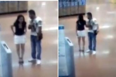 ¡SIN PENA! Mujer se desnudó en un supermercado para demostrar al vigilante que no se robaba nada (+Video)