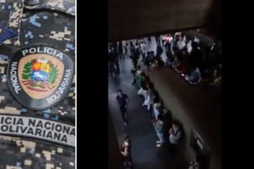 ¡EN LA DESIDIA! PNB desalojó a usuarios del Metro de Caracas tras negarse a salir de un tren que presentaba fallas (+Video)