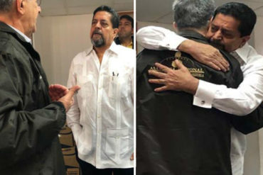 ¡SE LO MOSTRAMOS! El abrazo entre Édgar Zambrano y Henry Ramos Allup tras excarcelación del primer vicepresidente de la AN