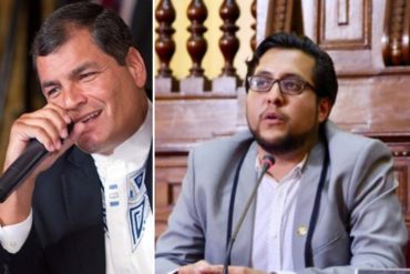¡VEA! Diputado ecuatoriano asegura que el régimen de Maduro esconde a Rafael Correa en Venezuela (+Foto)