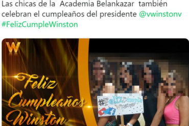 ¡AH, BUENO! En Twitter recuerdan que jóvenes modelos de la agencia Belankazar le «celebraron» el cumpleaños a Winston Vallenilla