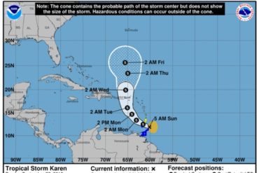 ¡PENDIENTES! Alertan por tormenta tropical que se formó al noreste de Venezuela