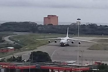 ¡VÉALO! El avión militar ruso que aterrizó en Maiquetía este #24Sep