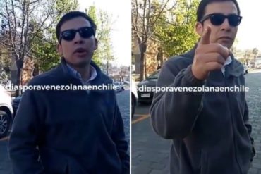 ¡QUÉ TRISTE! «Muerto de hambre… Yo no soy tu hermano»: así agredió un chileno a un venezolano en su país (+Video)