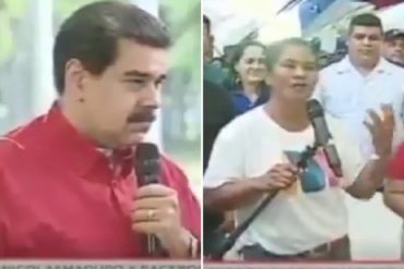 ¡LO ENCARÓ! ”Es una solicitud, yo sé que nos dijeron no hagan solicitud”: líder comunal reclama a Maduro en plena cadena por falta de recursos (+Video)