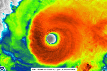 ¡ALERTA! El huracán Dorian crece a categoría 5 y amenaza con barrer todo a su paso: esperan marejadas ciclónicas potencialmente mortales