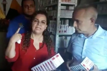 ¡TRISTE SHOW! Con unas pocas cajas de medicinas, Iris Varela y Freddy Bernal inauguran una farmacia comunal (+Video)