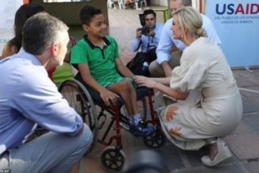 ¡ENTÉRESE! Ivanka Trump visitó a migrantes venezolanos en un campamento colombiano (+Fotos +Video)