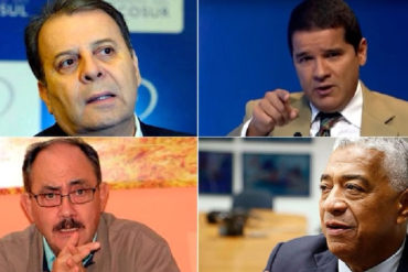 ¡AQUÍ LOS TIENES! Las 4 joyas que firmaron el «pacto» con el régimen de Maduro y que aparentan ser de oposición (Apuntan a un mismo personaje)