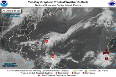 ¡SEPA! Al menos 12 estados del país se mantienen en alerta por el paso de la tormenta tropical Karen