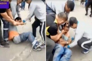¡VÉALO! Fingió ser venezolano para robar con arma falsa y así lo atraparon (+Video)
