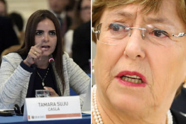 ¡DURA! Bachelet dice que renovó acuerdo con el régimen y visitó a presos políticos y Tamara Sujú ironizó al respecto: “Me imagino pusieron la alfombrita”