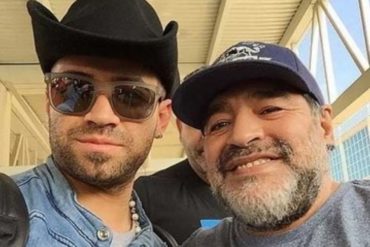 ¡AQUÍ LE CONTAMOS! Nacho volvió a caer en polémica tras tomarse varias fotos con Maradona (+Tuits de indignación)