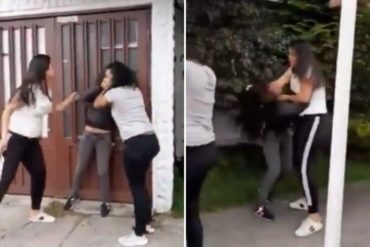 ¡NO LA PERDONÓ! Venezolana golpeó a una mujer colombiana que robó su documentación (+Video)