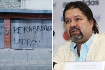 ¡QUÉ FUERTE! “Fuera, ladrón”: vandalizaron fachada de la FVF para exigir la renuncia de Jesús Berardinelli (+Fotos)