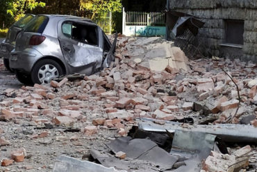 ¡LO ÚLTIMO! Fuerte terremoto de magnitud 5.6 se registró en Albania provocando escenas de pánico en las calles