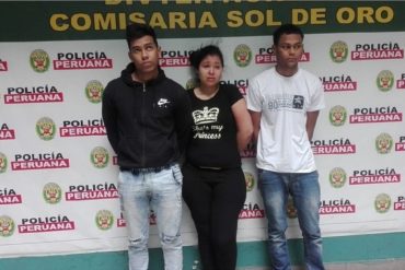 ¡ENTÉRESE! Capturan a 3 venezolanos con armas de guerra en Perú (+Video)