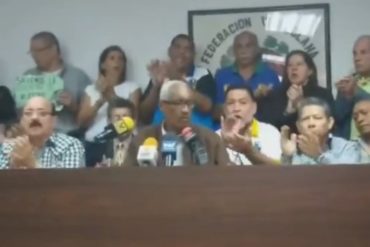 ¡ATENCIÓN! Docentes anuncian paro nacional de 48 horas la semana que viene (+Video)