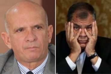 ¡TÚKITI! El dardo de Hugo Carvajal a Rafael Correa: «Ni por el carajo pediste compartir los videos de la represión de Maduro»