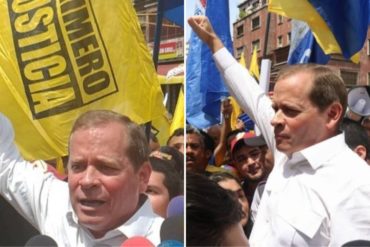 ¡SE ATREVIÓ! Juan Pablo Guanipa desafía las amenazas del régimen y llega a la protesta en Los Dos Caminos: «Presión hasta que Maduro se vaya pal’ c*rajo» (+Video)