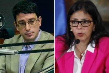 ¡AH, OK! Delcy Rodríguez pide acciones judiciales contra José Ignacio Hernández “para que le sea retirado el título de abogado”