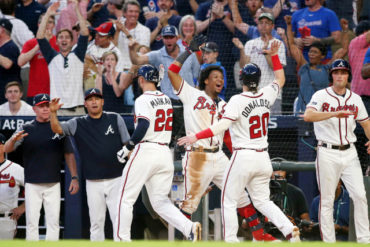 ¡SEPA! Ronald Acuña Jr. caló con un cuadrangular al inicio de la postemporada (+Video)