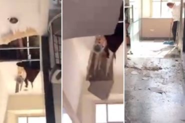 ¡EN DECADENCIA! Colapsó el techo de la Dirección General de la Secretaría de la AN por falta de mantenimiento (+Videos)