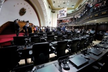 ¡LE CONTAMOS! ¿Y el entendimiento? La foto de la ausencia de los diputados chavistas en la sesión de la AN del #30Oct (+Imagen)