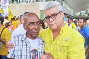 ¡DOLOROSO! «Vio cómo asesinaron a su hijo»: Padre de Edmundo «Pipo» Rada salió a marchar a favor del Zulia