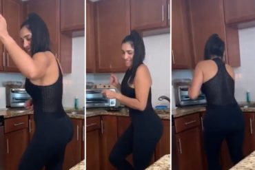 ¡GUAPÍSIMA! Reaparece “La Coconaza” demostrando que sabe bailar salsa erótica: «Bailando la vida es más bonita» (+Video con mucho swing)