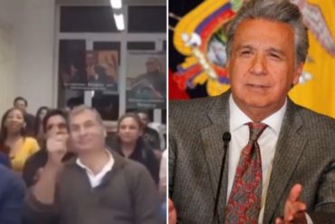 ¡ESCUCHE Y VEA! “Chao, chao”: La cínica canción que Rafael Correa dedicó al presidente Lenín Moreno (+Video)