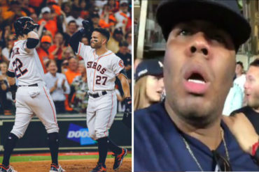 ¡FUE VIRAL! La reacción de este fanático de los Yankees al cuadrangular de Altuve que los dejó en el terreno (+Video)