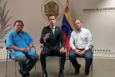 ¡VEA Y ESCUCHE! El mensaje de Guaidó junto a gobernadores opositores en el que ratifica su ruta de 3 pasos (+Video)