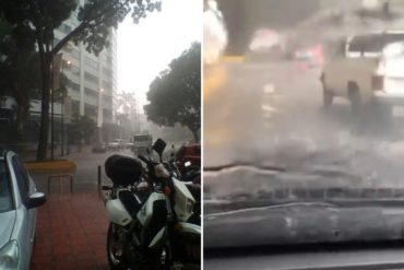 ¡ATENTOS! Reportan lluvias con granizo en Caracas este #30Oct (+Video)