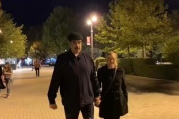 ¡AY, NICO! “Salimos a caminar Cilia y yo”: Maduro salió de paseo en Bakú, donde nadie lo conoce (en Caracas no se atreve) (+Video)