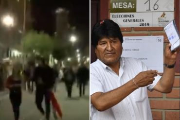 ¡VERGONZOSO! “No me da la gana una dictadura como la venezolana”: la consigna de los bolivianos para rechazar supuesto fraude en las presidenciales (+Video)
