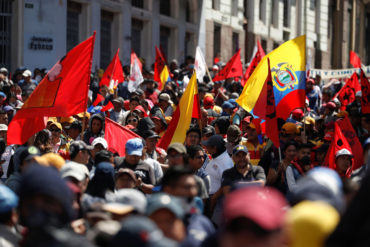 ¡EL DATO! Ecuador confirmó la participación de venezolanos y cubanos en las protestas