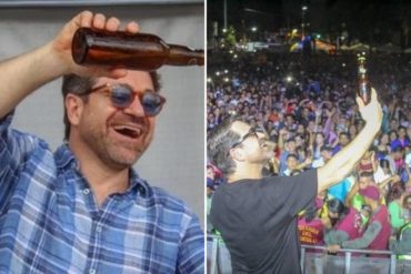 ¡SIN VERGÜENZA! Lacava promocionó su “Dracu Cerveza” en el oktoberfest mientras los carabobeños padecen la crisis (+Fotos) (+Video)