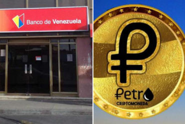 ¡SEPA! Banco de Venezuela habilitará pagos en petros a través de canales electrónicos