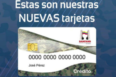 ¡QUÉ BELLEZA! Banco de la FANB emite tarjetas de débito y créditos para el uso de militares (así eludirán las sanciones de EE.UU.)