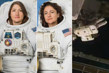 ¡BRAVO! Dos astronautas protagonizan la primera caminata espacial femenina este #18Oct (+Video)