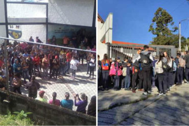 ¡SEPA! Tras renuncia masiva de docentes en colegio en Los Teques régimen mete a la fuerza a novatos del plan Chamba Juvenil (+Fotos)