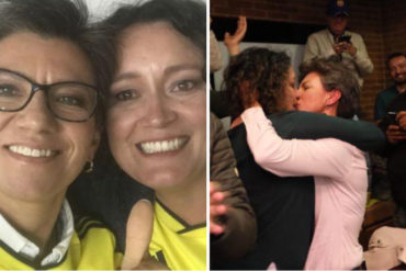 ¡EFUSIVO! El beso de la nueva alcaldesa de Bogotá con su novia tras ganar las elecciones (+Foto +Video)