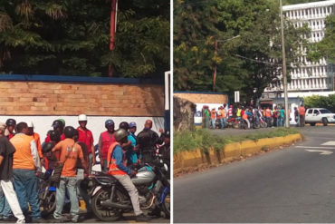 ¡ABUSADORES! Colectivos chavistas amenazaron a enfermeras en el Hospital Central de Maracay (+Fotos +Video)