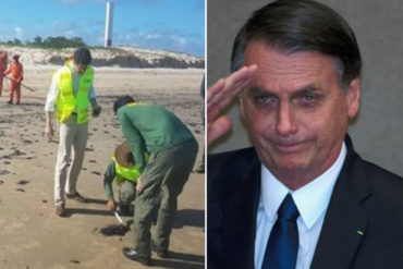¡SEPA! Jair Bolsonaro no confirma si petróleo hallado en las playas de Brasil es venezolano: “Está reservado”