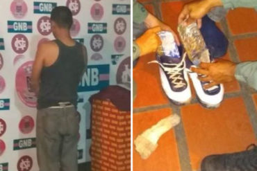 ¡UNA JOYA! Detienen en Maracaibo a hombre que llevaba marihuana en las plantillas de sus zapatos (+Fotos)