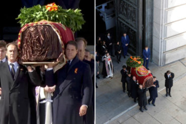 ¡SEPA! Los restos de Francisco Franco salen de la basílica del Valle de los Caídos (+Fotos + Video)