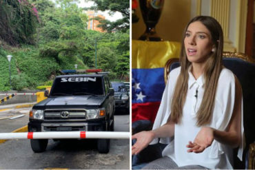 ¡ATENCIÓN! Fabiana Rosales denuncia la presencia de funcionarios del Sebin en la urbanización donde reside (+Fotos +Video)