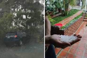 ¡ATENCIÓN! Reportan lluvia con granizo en zonas de Mérida este #25Oct (+Fotos +Videos)